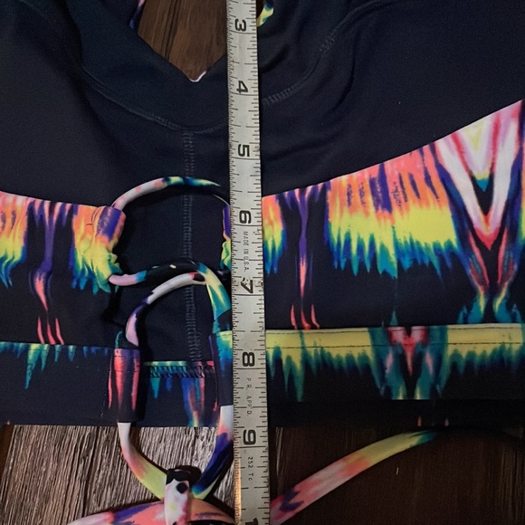 Athleta halter tie dye print swim top . New without tags . SZ XL - Picture 10 of 10